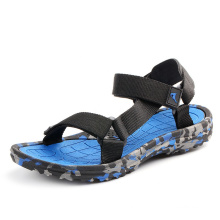 2019 Summer Men High Quality Sandals Camo outsole Beach Sandals Hook and Loop Outdoor Anti-slip Rubber material Water Sandals